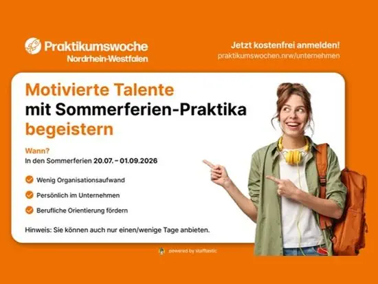 Kurzpraktika in Grevenbroich in den Sommerferien
