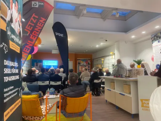 Gast VDE mit Microsoft im PopUp-Store Ausbildung